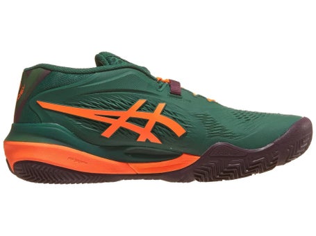 Asics Gel Resolution X Padel\Jewel Gn/Orange Mens Shoe