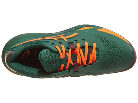 Asics Gel Resolution X Padel\Jewel Gn/Orange Mens Shoe