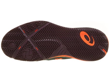 Asics Gel Resolution X Padel\Jewel Gn/Orange Mens Shoe