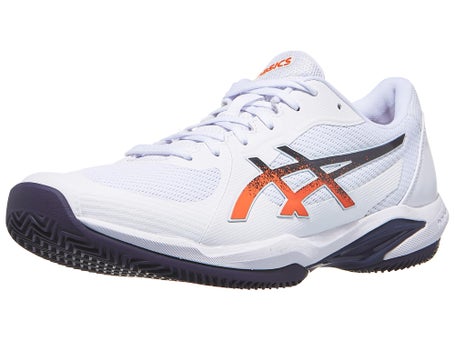Zapatillas hombre Asics Solution Swift FF 2 Blanco Naranja TIERRA BATIDA