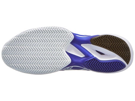 Asics Solution Speed FF 3 SANDPLATZ Herrenschuh Kobalt Weiß