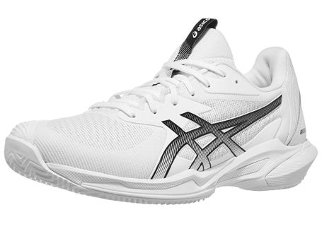 Asics Solution Speed FF 3 Clay White/Black Men's Shoes | Tennis ...