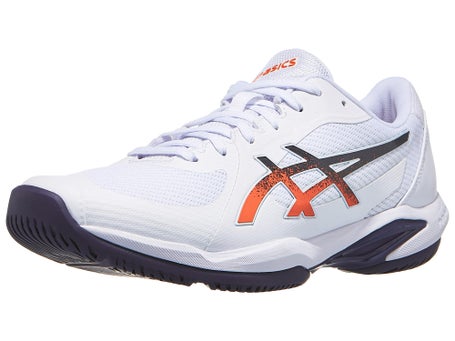 Asics Solution Swift FF 2 ALLCOURT Herrenschuh Weiß Orange