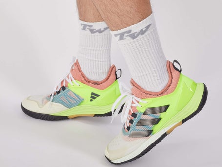 adidas adizero Ubersonic 4.1 AC Carbon/Lemon Mens Shoe | Tennis Warehouse  Europe