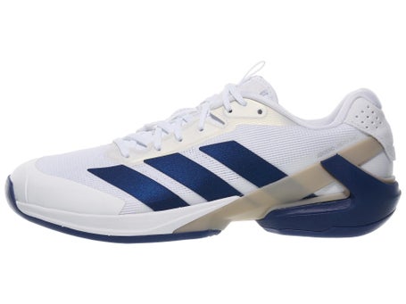 adidas adizero Ubersonic 5 AC\White/Dk Blue Mens Shoes