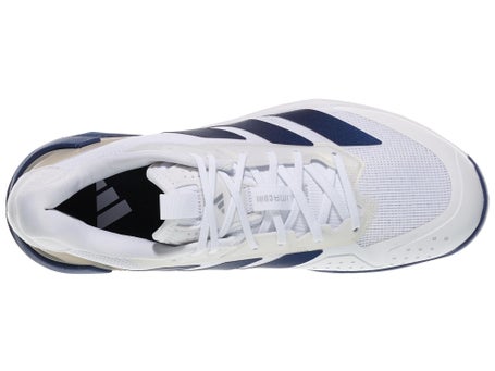 adidas adizero Ubersonic 5 AC\White/Dk Blue Mens Shoes