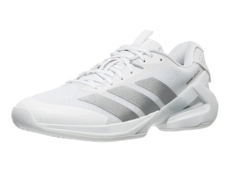 adidas adizero Ubersonic 5 ALLCOURT Herrenschuh Weiß Grau Maroon