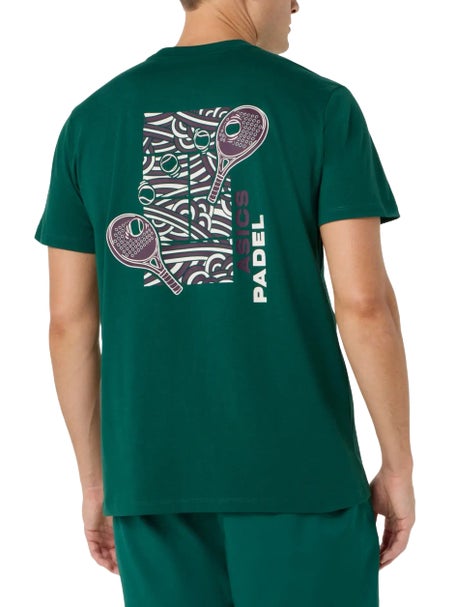 Asics Mens PDL Court Graphic Top Jewel Green
