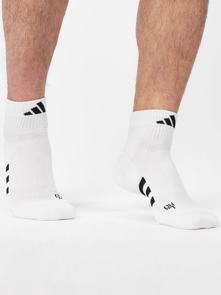 adidas Performance Cushioned Mid 3-Pack Socks White