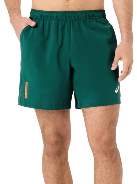 Asics Mens PDL Court 7 Short Jewel Green