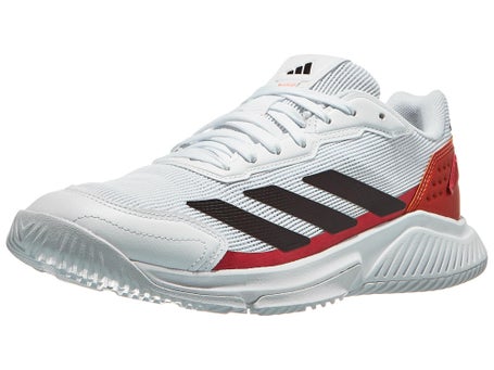 adidas Courtquick Padel\White/Orange Mens Shoes