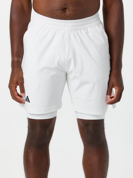 adidas Mens Paris Short & Tight Set White