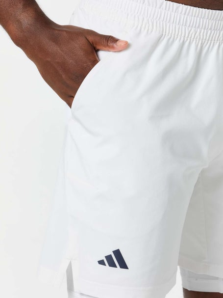 adidas Mens Paris Short & Tight Set White