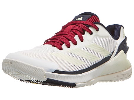 Chaussures de Padel Femme adidas Crazyquick LS White Beige Red