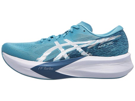 ASICS Magic Speed 4\Mens Shoes\Stillwater/White