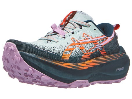 ASICS Trabuco Max 4\Womens Shoes\Cold Moss/Nova Orange