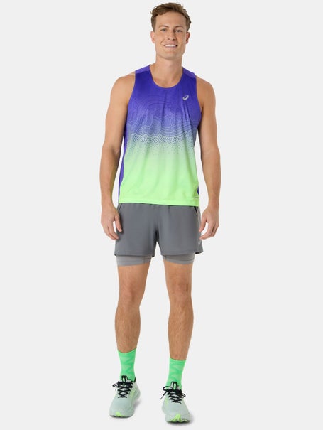 ASICS Mens Road Fade Singlet
