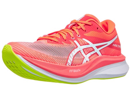 ASICS Magic Speed 3\Womens Shoes\Sunrise Red/White