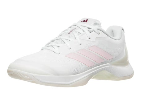 adidas Avacourt 3 AC\White/Pink/Maroon Womens Shoes