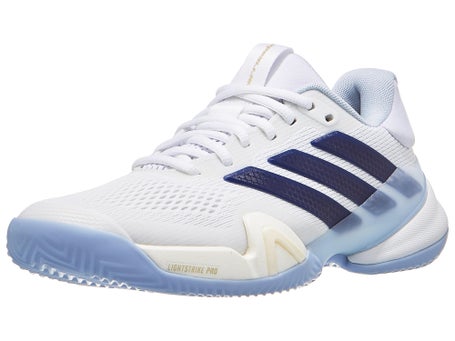 Zapatillas mujer adidas Barricade 14 White Dark Blue TIERRA BATIDA