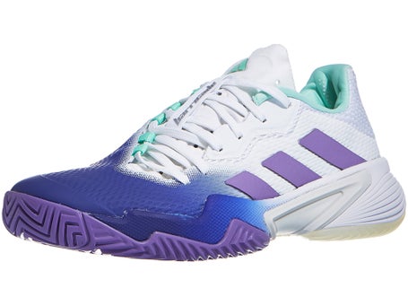 Zapatillas De Tenis Adidas Barricade Mujer Blanca