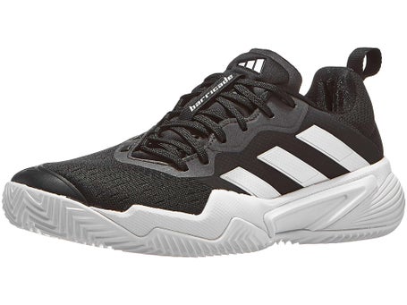 Chaussures Femme adidas Barricade Noir Argent Blanc TERRE BATTUE