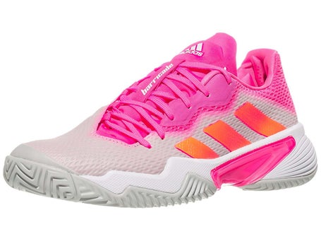 mujer adidas Barricade Gris/Naranja/Rosa | Tennis Warehouse Europe