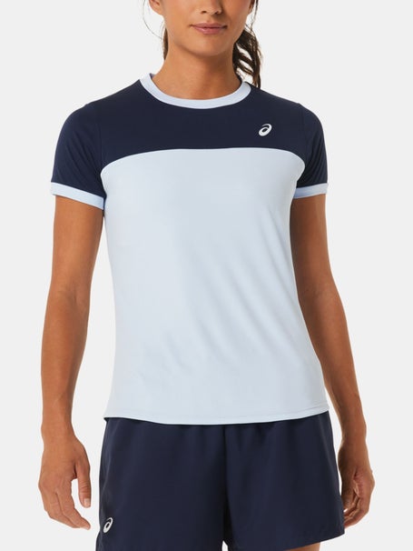 Asics Court - Marino - Camiseta Tenis Hombre