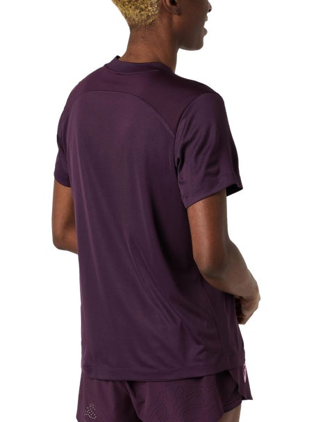 Asics Womens Court Top Dark Aubergine