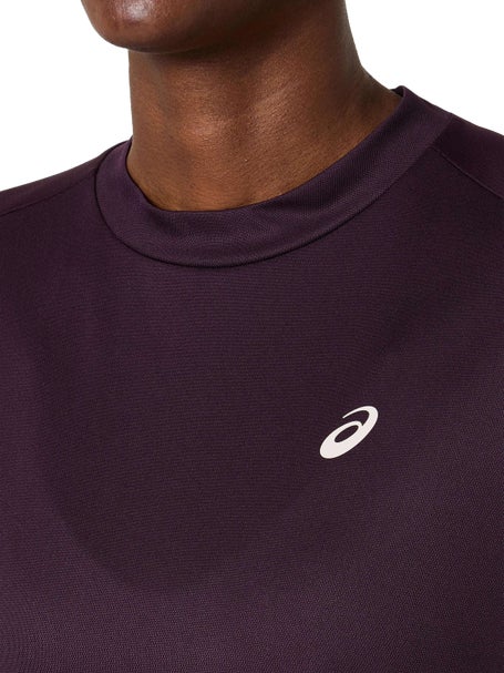 Asics Womens Court Top Dark Aubergine