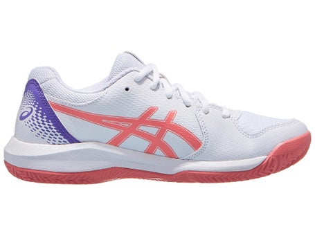 Asics Gel Dedicate 8 Padel\White/Guava Womens Shoes