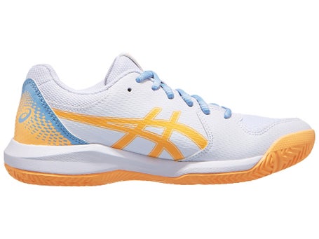 Asics Gel Dedicate 8 Padel\White/Orange Womens Shoes