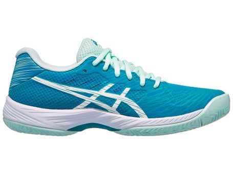 Asics Gel Game 9 Clay\Teal Blue/White Womens Shoes