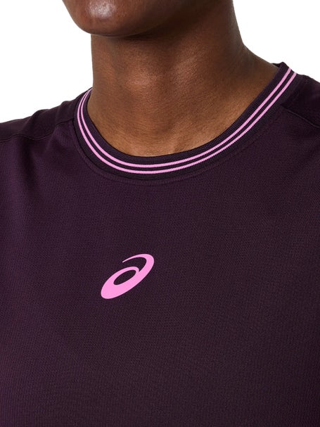 Asics Womens Game Sleeveless Top Dark Aubergine