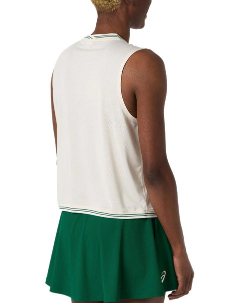 Asics Womens Game Sleeveless Top Soft Oat