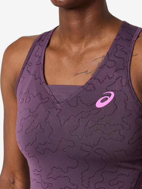 Asics Womens New York Jacquard Dress Dark Aubergine