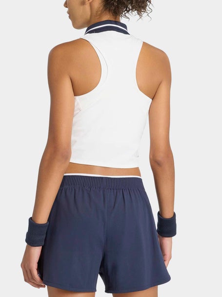 adidas Womens Paris Pro Crop Polo Tank