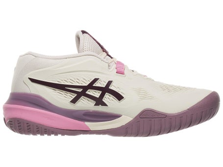 Asics Gel Resolution X AC\Oat/Aubergine Womens Shoes