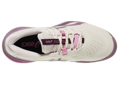 Asics Gel Resolution X AC\Oat/Aubergine Womens Shoes