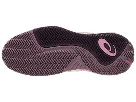 Asics Gel Resolution X Clay\Oat/Aubergine Womens Shoes