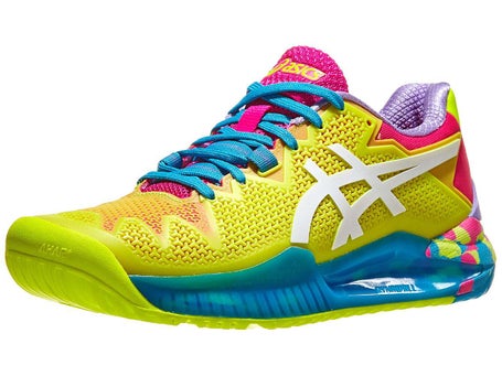 mujer Asics Gel Resolution Yellow/Blanco | Warehouse Europe