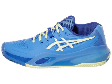 Asics Gel Resolution X Clay\Blue/Yellow Womens Shoes