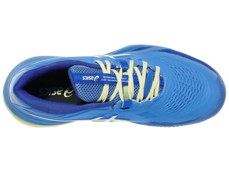 Asics Gel Resolution X Clay\Blue/Yellow Womens Shoes