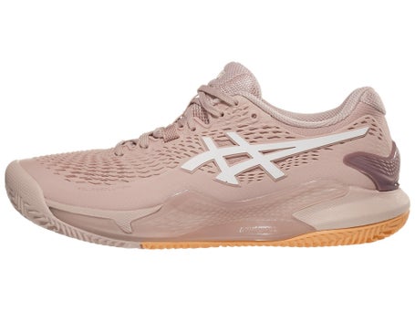 Asics Gel Resolution 9 Clay\Rose/White Womens Shoes