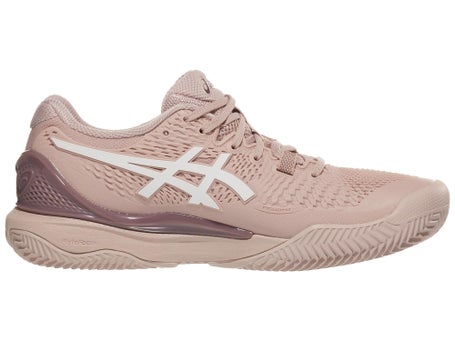 Asics Gel Resolution 9 Clay\Rose/White Womens Shoes