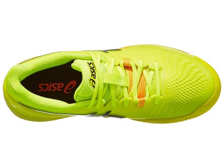 Asics Gel Resolution 9 Clay\Yellow/Black Womens Shoes