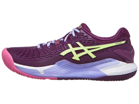 Asics Gel Resolution 9 Padel\Mauve/Green Womens Shoes