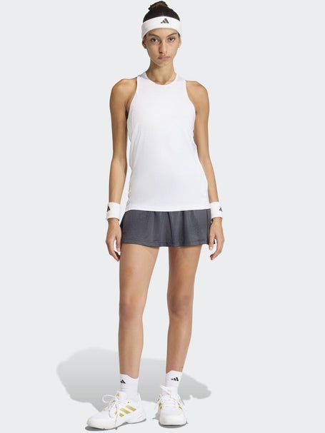 adidas Womens Spring Club Graphic Tank - White
