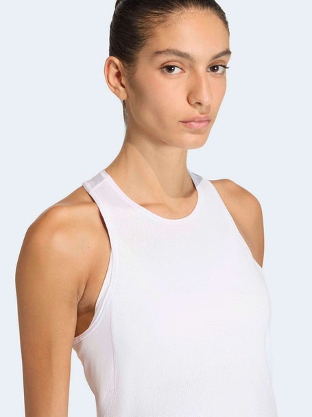 adidas Womens Spring Club Graphic Tank - White