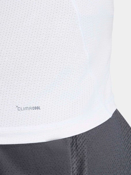 adidas Womens Spring Club Graphic Tank - White